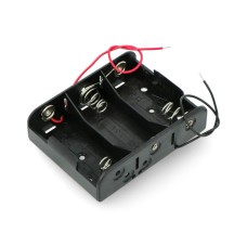 Cell holder for 3 type C batteries (R14)