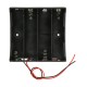 Cell holder for 4 x 18650 batteries - series connection