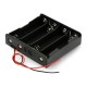 Cell holder for 4 x 18650 batteries - series connection