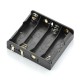 Battery holder for 4 AA batteries (R6) without wires