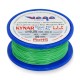 Mounting cable Kynar silver plated copper - 0.25mm/AWG 30 - green - 50m