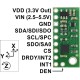 3 ašių L3GD20H skaitmeninis I2C SPI giroskopas, Pololu 2129