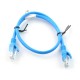 Lanberg Ethernet Patchcord laidas UTP 5e 0.25m - mėlynas