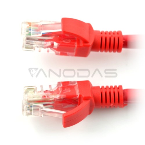 Lanberg Ethernet Patchcord laidas UTP 6 2m - raudonas 