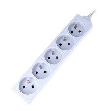 Power strip Lanberg white - 5 sockets - 1.5m