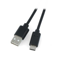 Lanberg USB laidas Type A - C 2.0 juodas - 0.5m