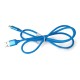 Lanberg USB Cable Type A-C 2.0 blue braid 5A - 1m