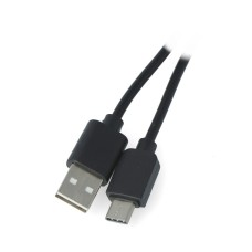 Lanberg USB laidas tipas A - C 2.0 juodas Quick Charge 3.0 - 0.5m