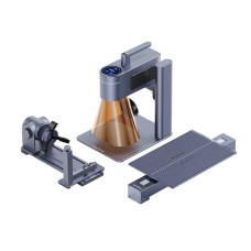 LaserPecker LP4 – 10 W diodinis ir 2 W infraraudonųjų spindulių lazerinis graviruotojas – prabangus rinkinys