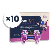 learn:bit Arcade – Python programavimo kursas – 10 modulių rinkinys micro:bit –