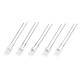 LED 5mm geltonas skaidrus - 5 vnt