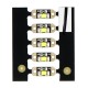 LED Sequins - LED diodai - šiltai balti - 5 vnt - Adafruit 1758