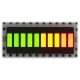 10 segmentų LED juostinis ekranas OSX10201-GYR1