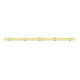 LED strip COB 24V IP20 10W / m 384 diodes / m - warm white color - 5m