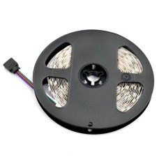 Strip LED SMD5050 IP20 14.4W, 60 LED/m, 10mm, RGB - 5m