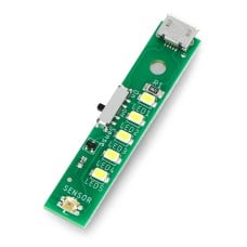 LED juosta 5 x USB 5V šviesos diodai su šviesos jutikliu - Kitronik 3562