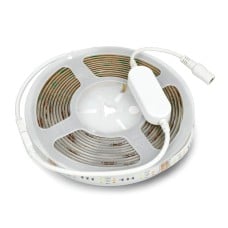 LED strip SMD5050RGB + 2835W + 2835WW 12V IP65 24W, 90diodes / m, Tuya WLED5 - 5m