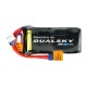 Li -Pol Dualsky 1300mAh 60C / 5C 11.1V Xpower HED paketas - su įtampos indikatoriumi