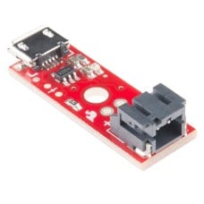 Li-Pol single-cell charger 1S 3.7 V microUSB, SparkFun PRT-10217