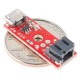 Li-Pol įkroviklio modulis 1S 3.7 V microUSB, SparkFun PRT-10217