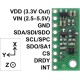 LIS3MDL 3-axis digital magnetometer I2C/SPI, Pololu 2737