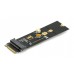 M.2 key M į A key adapteris su USB konvertavimu - PCIe įrenginiams - Waveshare 20315