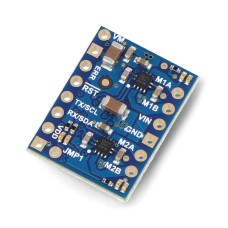 M2T550 - two-channel DC 22V/1.6A motor controller - I2C interface - Pololu 5079