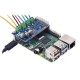 M3H550 – trijų kanalų DC 22V/1.7A variklio valdiklis – Raspberry Pi ekranas – Pololu 5072