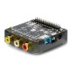 M5 RCA 13.2 - PCM5102 - kompozicinis garso ir vaizdo modulis - skirtas M5Stack kūrimo moduliams
