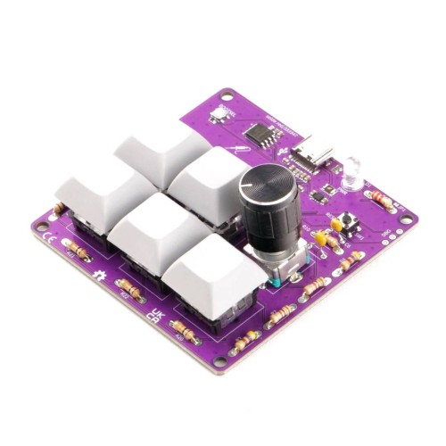 Macro Pad Solder Kit - educational kit for learning soldering - RP2040 - Soldered 333347 Macro Pad Solder Kit - educational kit for learning soldering - RP2040 - Soldered 333347