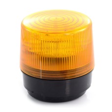 Magnet flashing light - LED 12V - orange