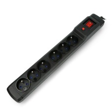 Power strip with protection Armac multi M6 black - 6 sockets - 1.5m