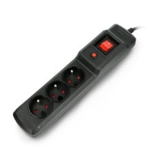 Power extension cord Armac Multi M3 black - 3 sockets - 3m