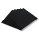 Matinis juodas lietas organinis stiklas - 3mm - 200x200mm - 5 vnt.