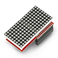 LED matrica 16x8 MAX7219, skirta Raspberry Pi