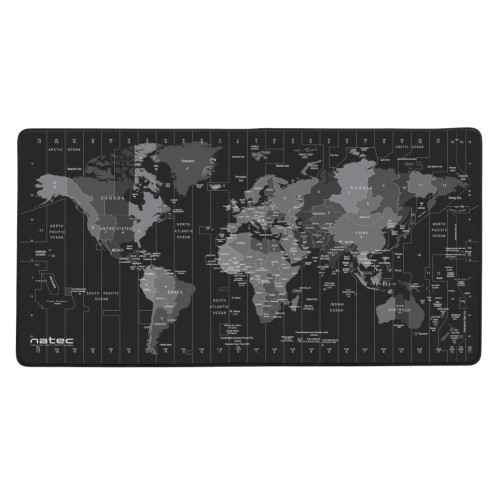 Maxi pelės kilimėlis – Natec laiko juostos žemėlapis – 80x40cm Maxi pelės kilimėlis – Natec laiko juostos žemėlapis – 80x40cm