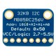 MB85RC256V, 256Kb / 32KB FRAM non-volatile I2C memory, Adafruit 1895