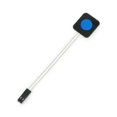 Membrane keypad - 1 blue key - self-adhesive
