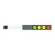 Membrane keypad - 4 colored buttons - self-adhesive