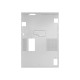 Metalinis galinis dangtelis, skirtas Bambu Lab X1 ir X1C serijos spausdintuvams