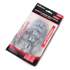 Set of metal clamps - steel universal worm clamps 8-36mm - 10 pcs.