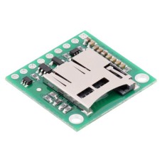 MicroSD card reader module with 5V voltage converter, Pololu 2587