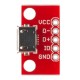 MicroUSB B 5-pin connector for layout board, SparkFun BOB-12035