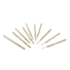 Set of miniature drill bits 10 pcs - from 0.6 to 2.3mm