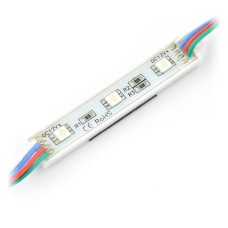 Modulis 3x LED SMD5050 12V IP65 RGB