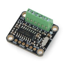 Modulis su 24 bitų ADC keitikliu įtempimo matuoklio sijoms – HX711 – Adafruit 5974