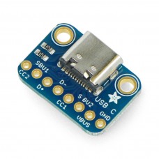 Module with USB type C socket, a connector for breakout board, Adafruit 4090