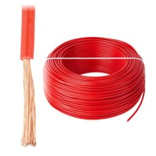 Installation cable LgY 1x2.5 H07V-K - red - 100m 