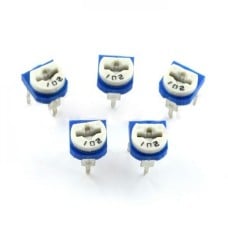 Potentiometer mounting lying 100kΩ - 5 pcs