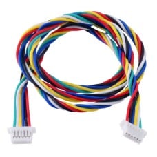 6 kontaktų lizdas-lizdas JST SH stiliaus laidas 40cm, Pololu 4768